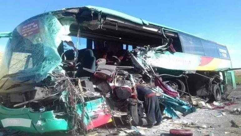 طابوگة منعرجات الموت : إعتقال سائق الحافلة التي أفجعتنا بموت 12 مواطنا و مساعده الذي حاول الفرار